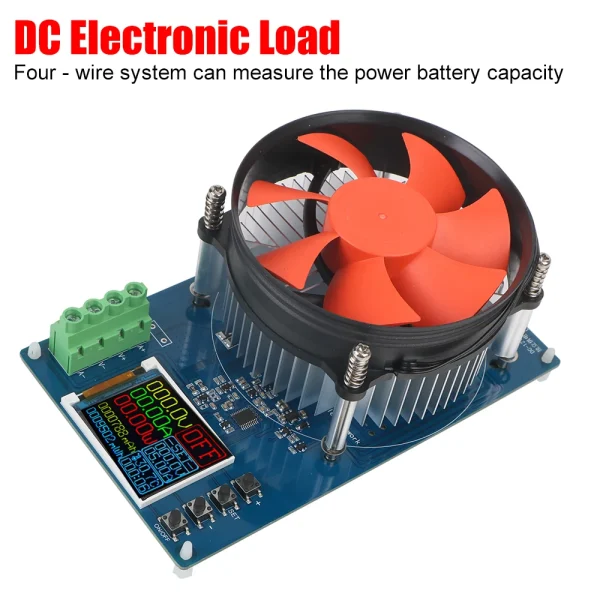 150W 20A DC Adjustable Testing Module Electronic Load 4-wire Lithium Battery Tester US Plug Power Meter Load Charger - Image 3
