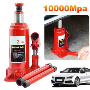 2/5/10 Ton Welded Hydraulic Car Bottle Jack Car Hydraulic Jack Welded Bottle Jack for Car Pickup Truck RV Repair