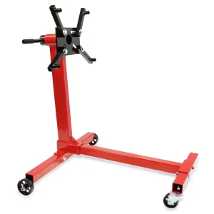 Rotating Engine Stand, 750LBS Capacity 360° Rotating Head Adjustable Motor Stand , Auto Truck Motor Dolly Mover Jack