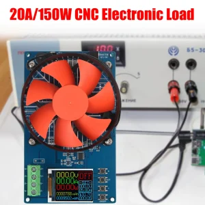 150W 20A DC Adjustable Testing Module Electronic Load 4-wire Lithium Battery Tester US Plug Power Meter Load Charger