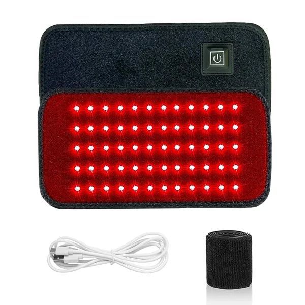 60 LEDs Red＆Infrared Light Therapy Belt 850nm 660nm Back Burn Fat Wrap Slimming Machine Waist Heat Pad Full Body - Image 2